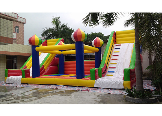 China Bounce House Commercial Inflatable Slide With Double Slide For Outdoor And Indoor supplier
