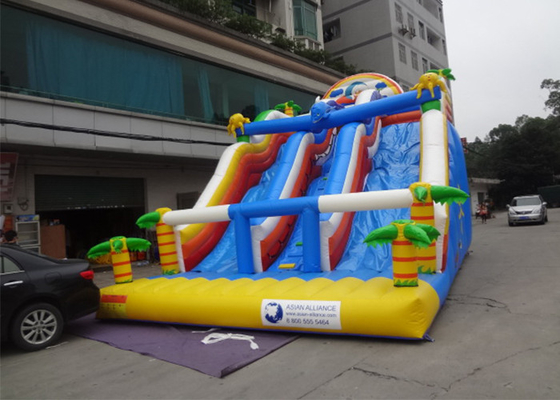 China Sea World Theme Commercial Inflatable Dry Slide For Event Activities supplier