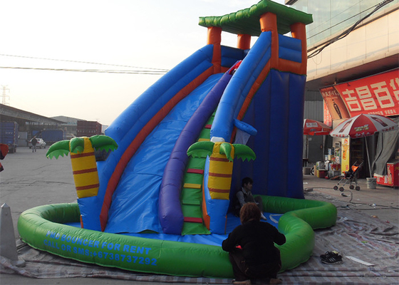 China Outdoor Tree House Big Splash Inflatable Super Slide Clearance supplier