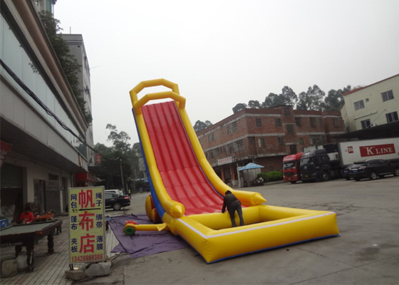 China Exciting Fire - Resistant Water Inflatable Rentals /  Inflatable Pool Slide For Beach supplier
