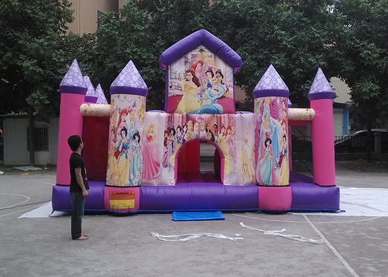 China Indoor 120Kg Inflatable Bounce Houses Playground With Princess Theme supplier