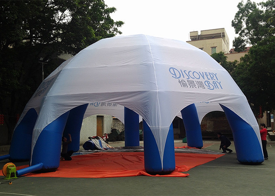 China 8m Diameter Water Proof Giant Inflatable Dome Tent , Printed Logo Inflatable Tent For Advertising supplier
