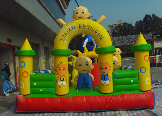 China CE Certificate Durable Inflatable Amusement Park With Bouncy House For Party supplier