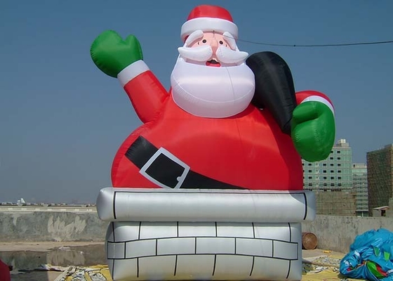 China Outdoor Cute Inflatable Advertising Products Santa Advertising Claus supplier