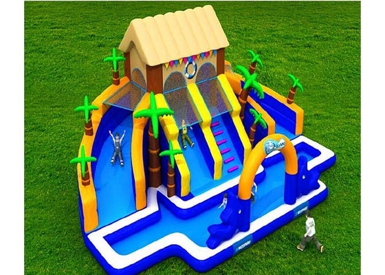 China High Durability 400KG 15mL*7mW*6mH Inflatable Water Park EN71 Certificated supplier