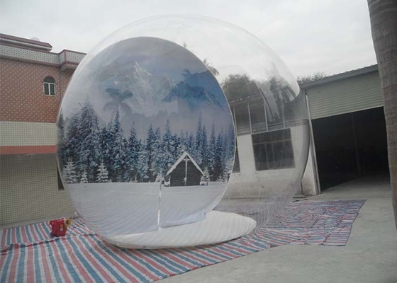 China Serurity - Guarantee Inflatable Snow Globe Chrismas Bubble Ball For Christmas Dec supplier