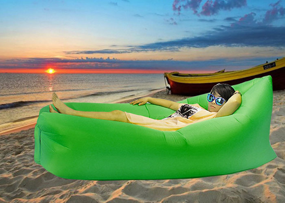 China Fast Filled Inflatable Air Bag Sofa Custom Color for Outdoor Traveling / Camping supplier