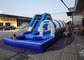 Blue Tunnel Interesting Inflatable Slip N Slide With Arch Entrance supplier