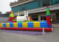 Professional Decoration Inflatable Amusement Park With Big Castle And Slide supplier