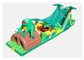 Digital Painting Large Bouncy Obstacle Course , Inflatable Combo Bouncer Dual Lane Module supplier