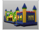 Blue Outdoor Inflatable Bounce House Obstacle Course For Competitive Game supplier