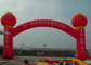 Football Red Custom Coca Cola Inflatable Entrance Arch , Inflatable Finish Arch With Full Printing supplier