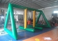 Green 0.55mm PVC tarpaulin Inflatable sports games Arch Football Goal / Soccar Gate Games supplier