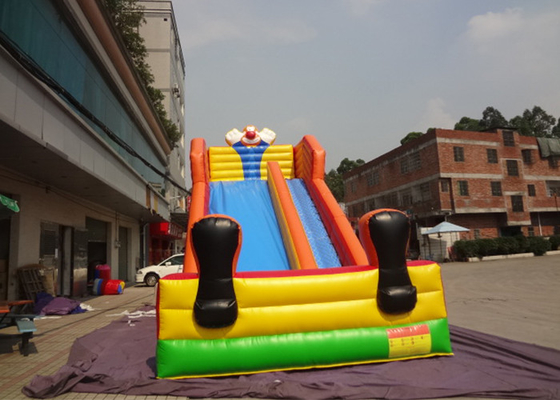 China 7m X 4m Happ Clown Backyard Commercial Inflatable Slide EN14960 Standard supplier