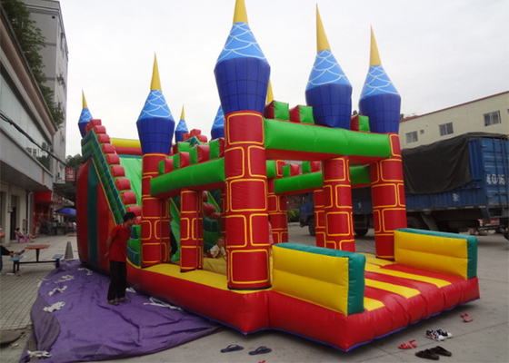 China Inflatable Bouncy Castle Slide Commercial Inflatable Slides For Carnival supplier