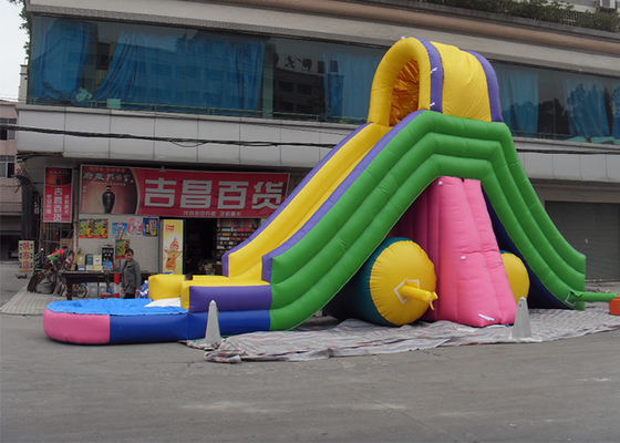 China Professional Durable Large Commercial Inflatable Slide For Rent supplier