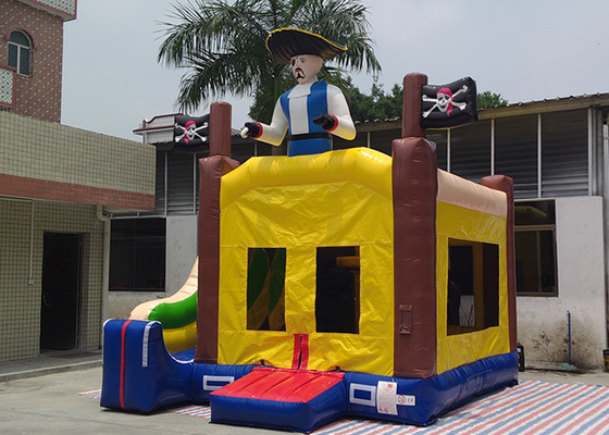 China Outdoor PVC Vinyl Pirate Inflatable Bounce House 1.5m X 0.8m X 0.8m For Rent supplier