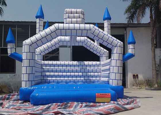 China Attractive 5L X 5W X 4H Large Inflatable Jumping Castle Fire Retardant supplier