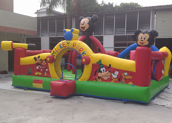 China Mickey Park Inflatable Playground , Inflatable Bouncy Castles For Adults supplier