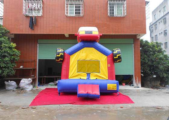 China CE Certificate Race Car Commercial Inflatable House 14 Kids Capacity For Outdoor supplier