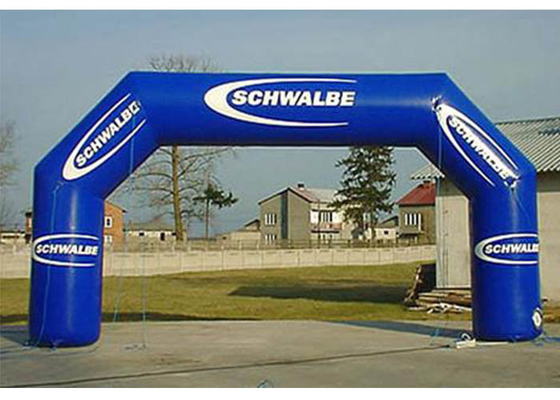 China Party / Events Logo Printed Advertising Inflatable Arch Double And Quadruple Stitching supplier