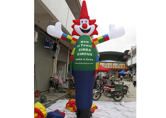 China Durable Oxford Cloth Inflatable Air Dancer , Colored Dancing Man For Advertising supplier