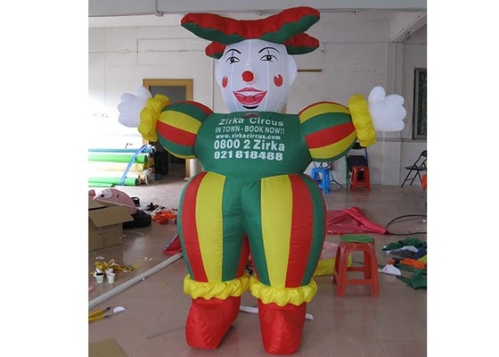 China 2m Oxford Fabric Promotion Inflatable Cartoon Characters With Logo Printed supplier