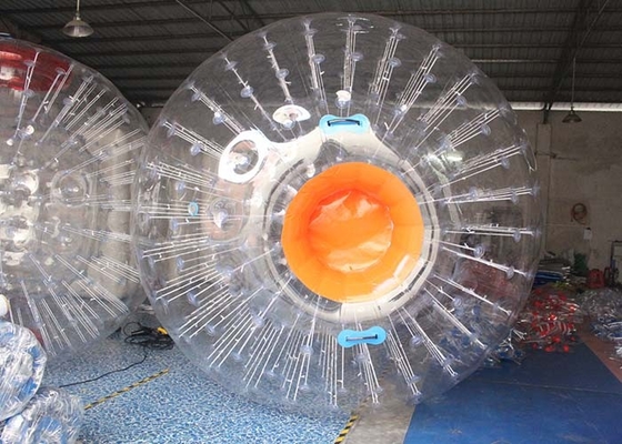 China Transparent High Durability Inflatable Sports Games 60kg For Zorb Ramp Race Track supplier