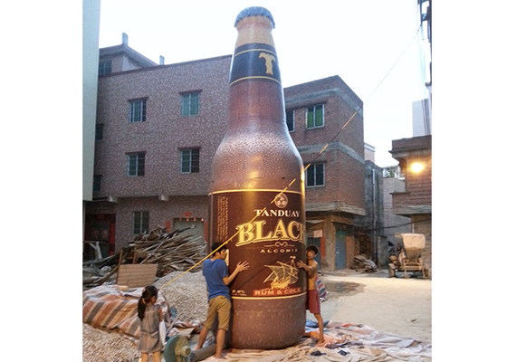 China Attractive Inflatable Beer Bottle , Inflatable Replicas For Special Event / Advertising supplier