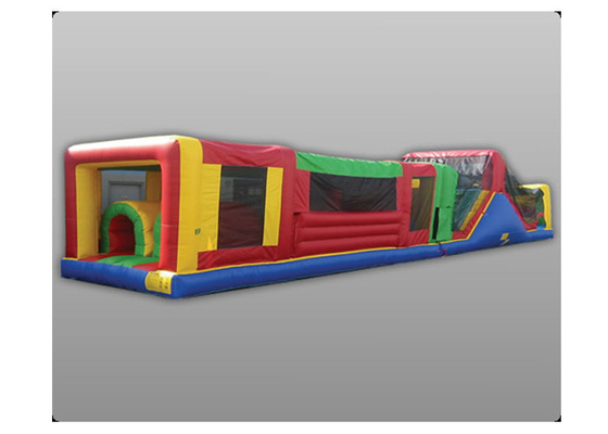 China Outdoor Commercial Durable Inflatable Obstacle Course Rentals , Adult Giant Inflatable water obstacle course supplier