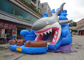 7.5m Commercial Inflatable Slide / Big Shark Water Slide With Blower supplier