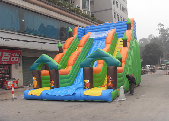 Jungle Forest Animal Commercial Inflatable Slide For Outdoor Use supplier