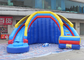 Backyard Rainbow Twist Inflatable Water Slide For Kids And Adults supplier