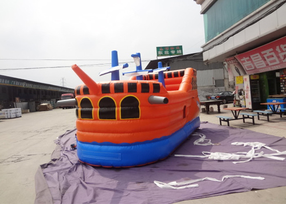 Funny Durable Inflatable Pirate Slide Handing Painting For Toddlers supplier