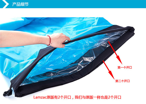 Lamzac Hangout Fashion Inflatable Air Sofa , Inflatable Bean Bag For Outdoor Activities supplier