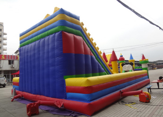 Exciting Outdoor Blow Up Slide / Commercial Inflatable Slide For Amusement Park supplier