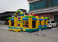 Safety 0.55mm PVC Tarpaulin Inflatable amusement park With Fish Shark supplier