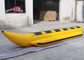 Yellow / Black 0.9mm PVC Flyfish Inflatable Water Toys Water Game Banana Boat supplier